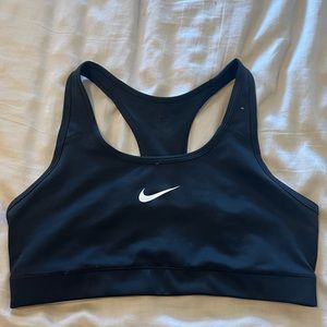 Nike Dri-FIT Swoosh Black Sports Bra